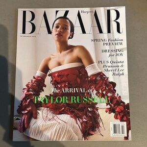 Harper’s Bazaar Magazine February 2023 Taylor Russell